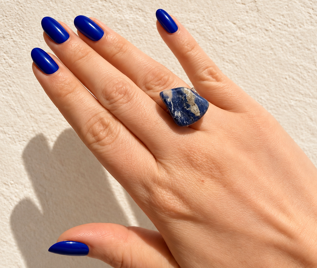 Anillo Sodalita Azul