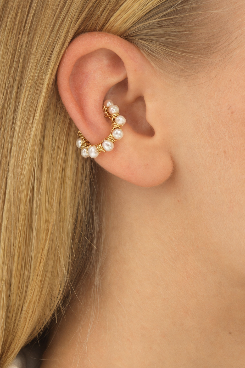 Ear Cuff Perlas