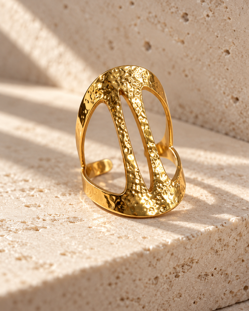 Anillo Duna - Acero Inoxidable