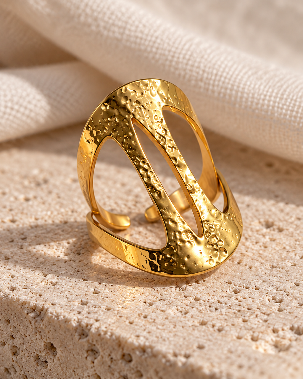 Anillo Duna - Acero Inoxidable