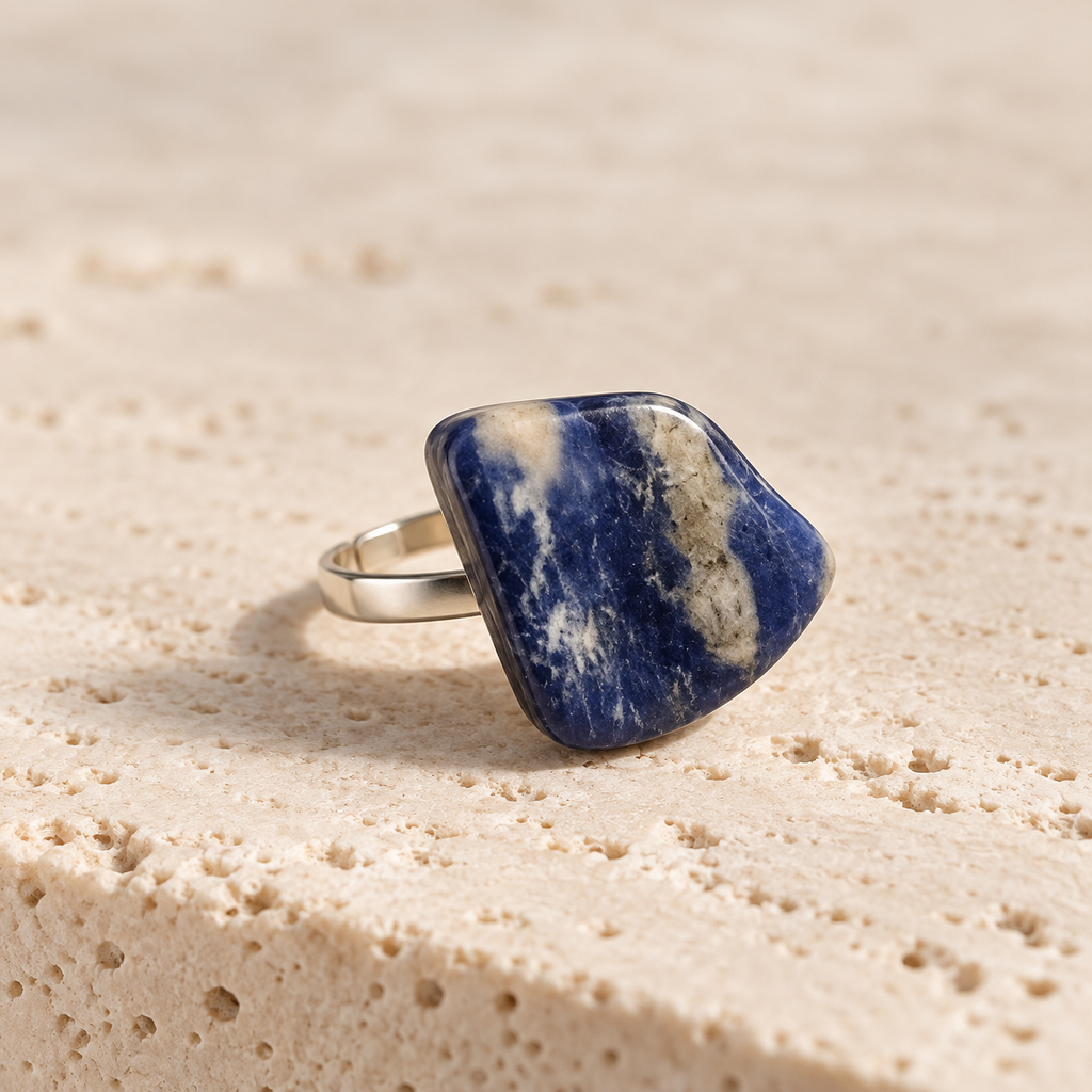 Anillo Sodalita Azul
