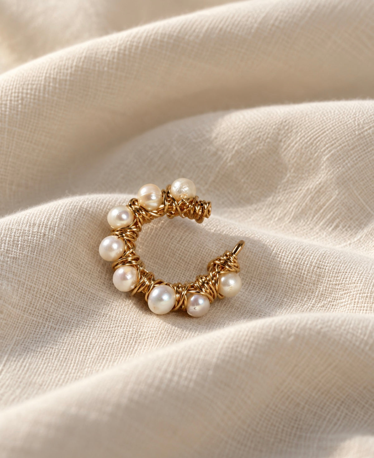Ear Cuff Perlas