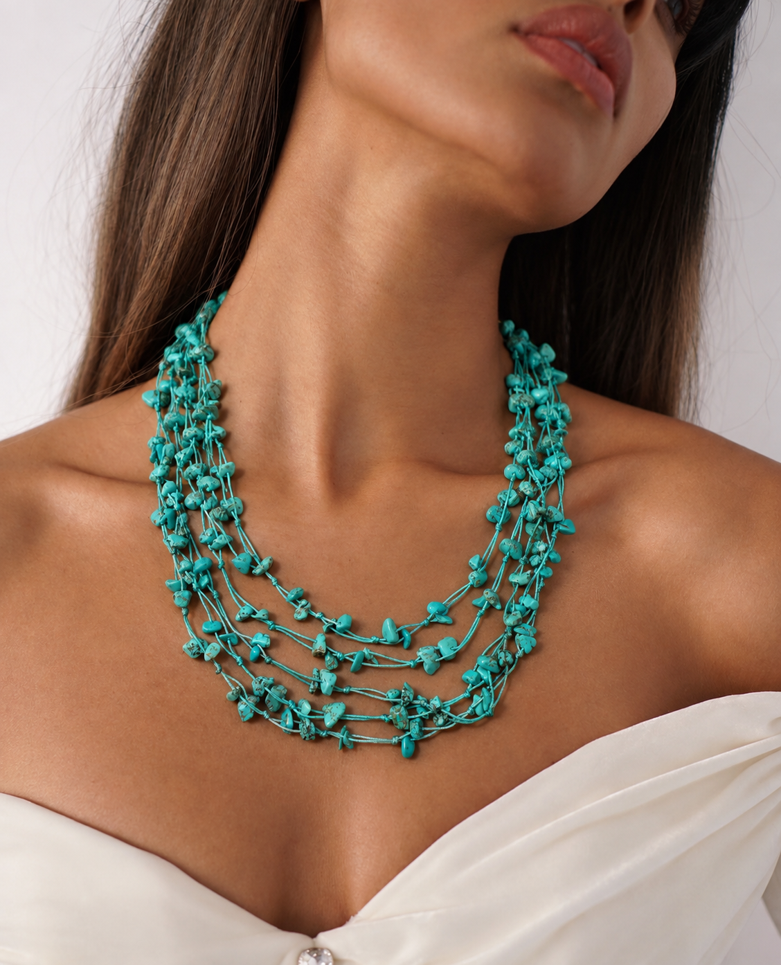 Collar Turquesa Chip