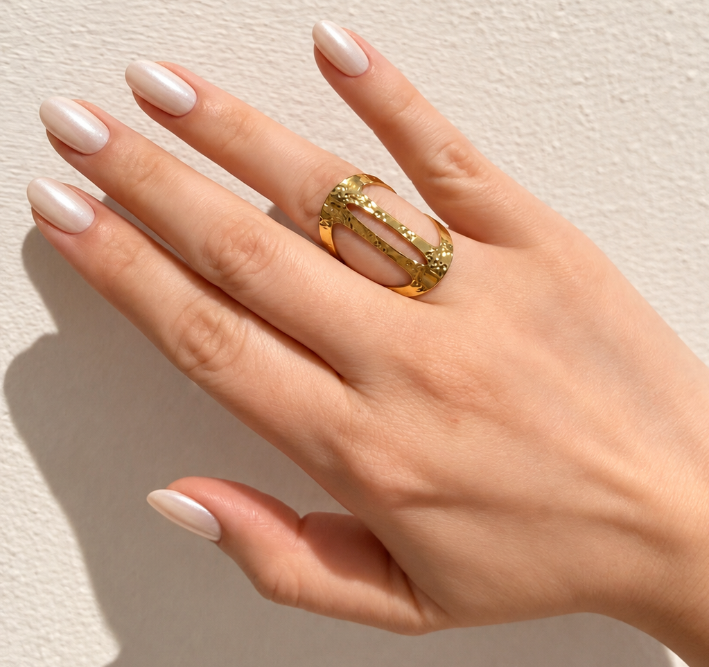 Anillo Duna - Acero Inoxidable