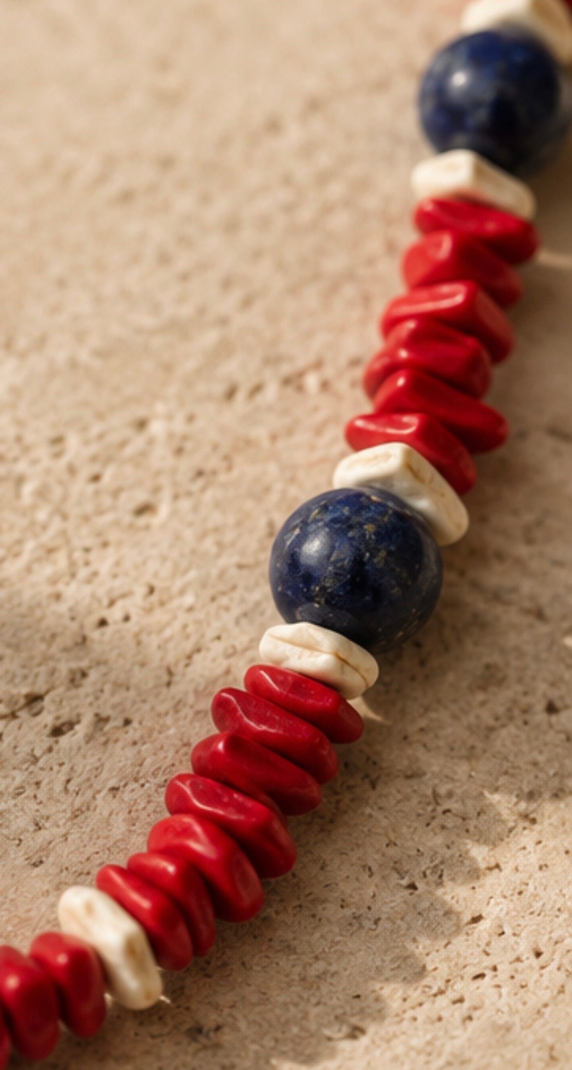 Collar Lapizlazuli & Coral