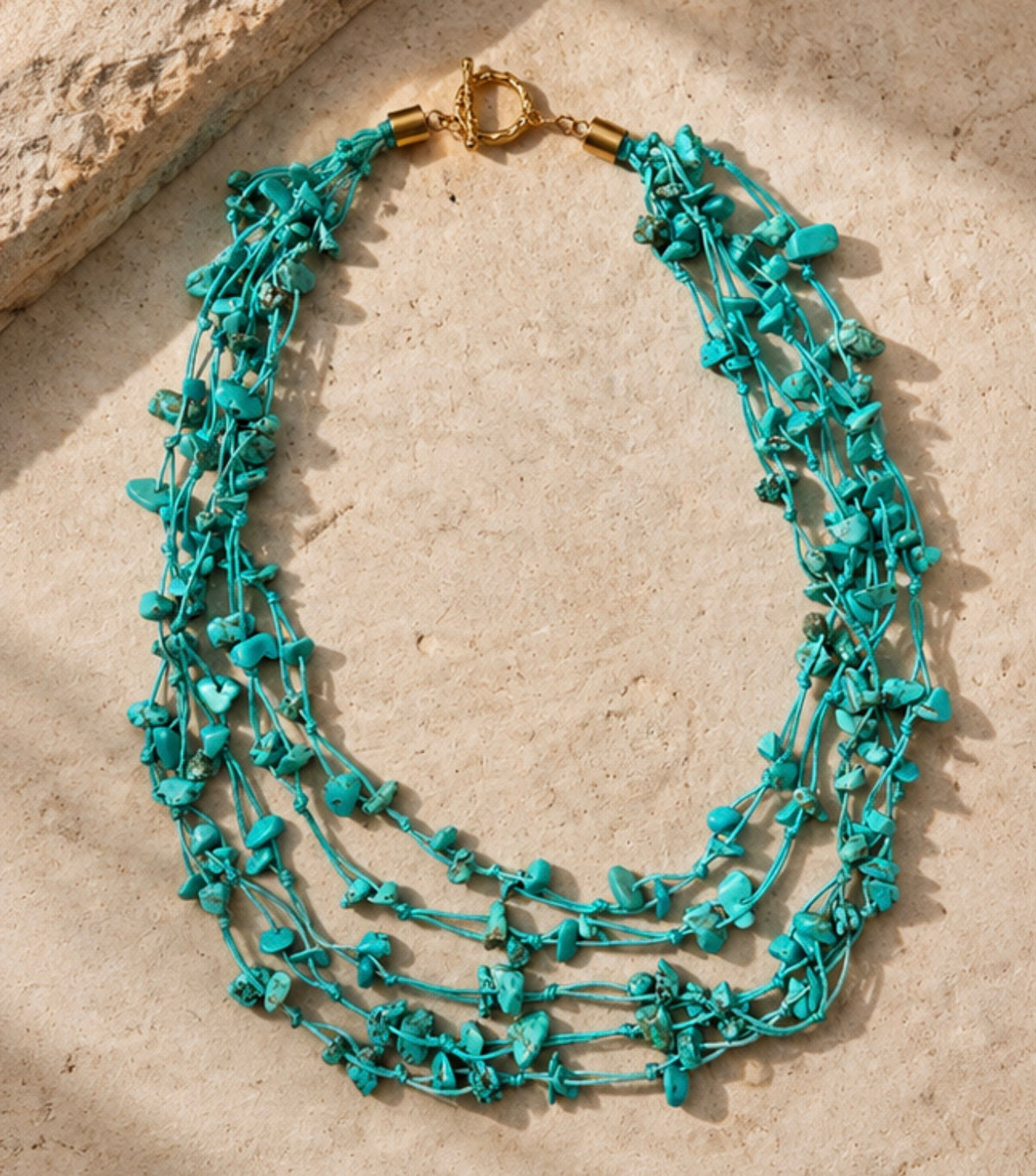 Collar Turquesa Chip