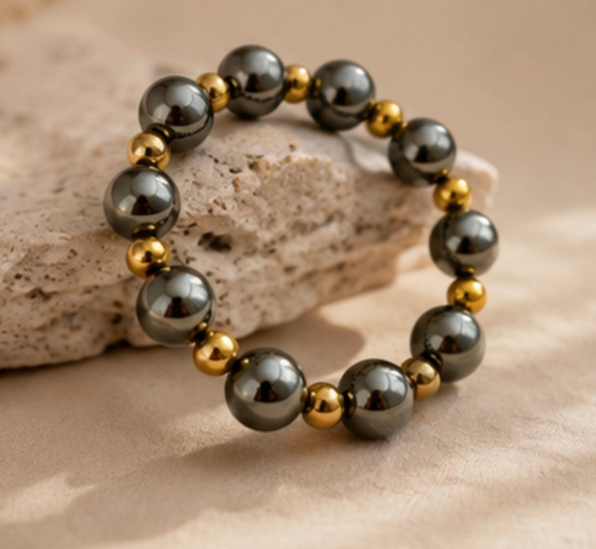 Pulsera Perlas Olivo
