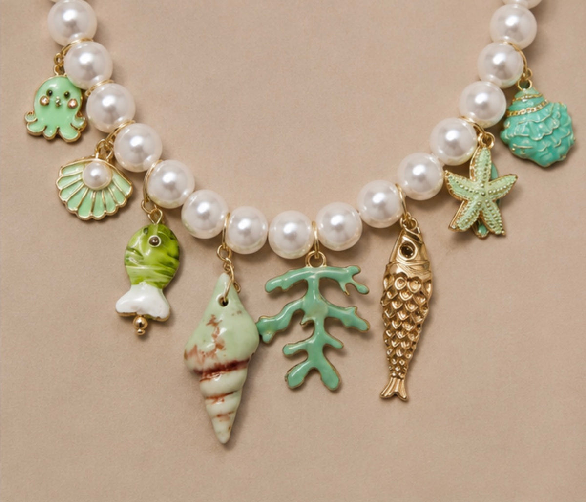 Collar Verde Mar