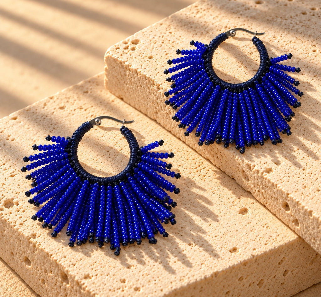 Aretes Azul Rey