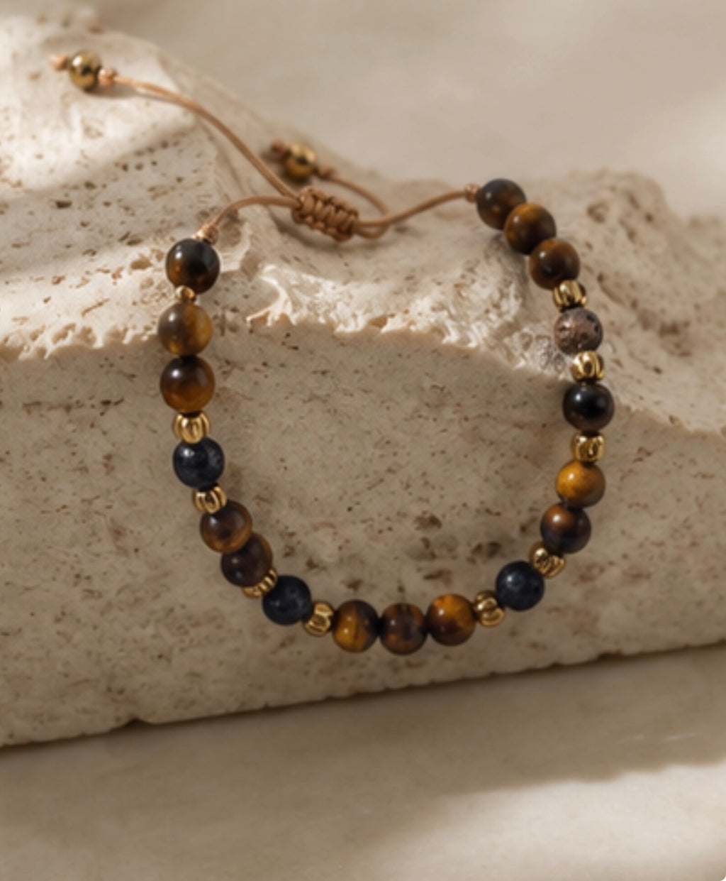Pulsera Ojo de Tigre & Hematitas
