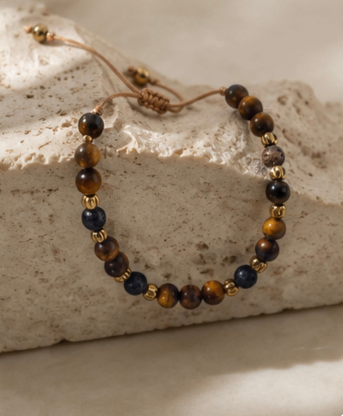 Pulsera Ojo de Tigre & Hematitas