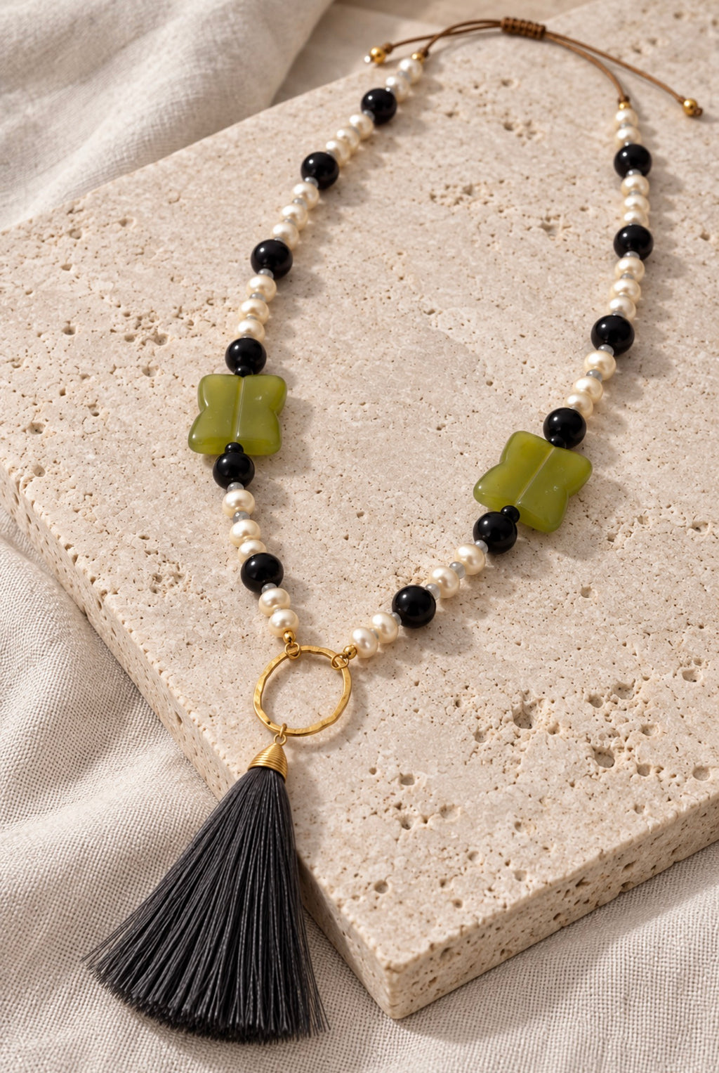 Collar Largo Jaspe Imperial