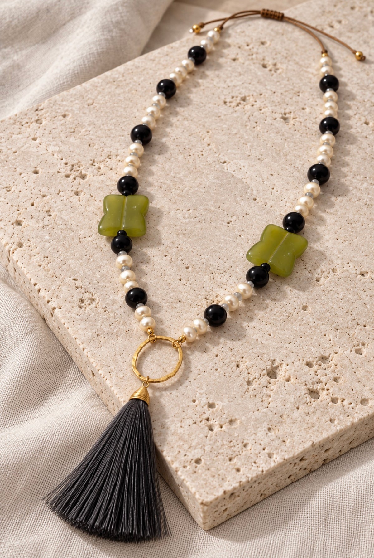 Collar Largo Jaspe Imperial