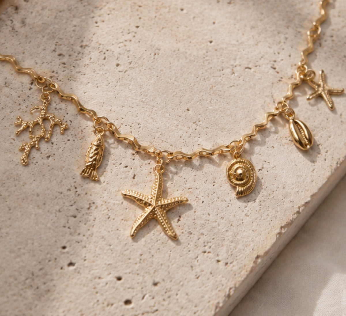 Collar Oro Laminado Ocean