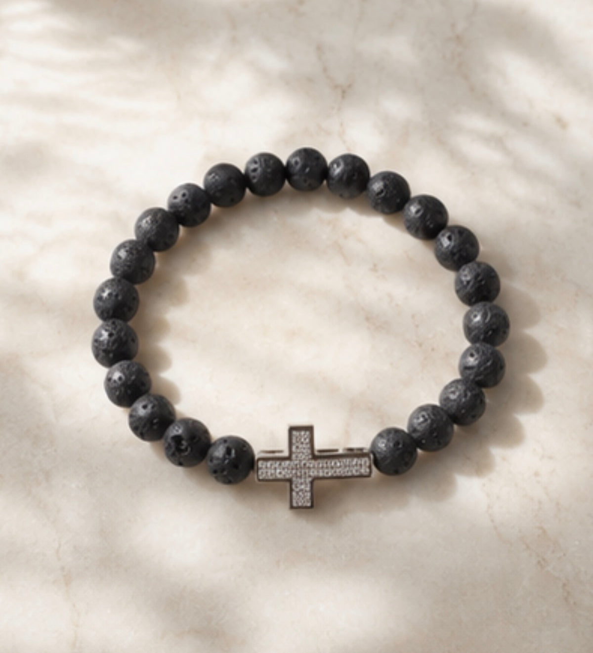 Pulsera Cruz Volcanica
