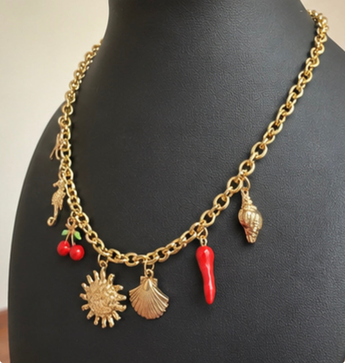 Collar Cadena Dijes Divertidos