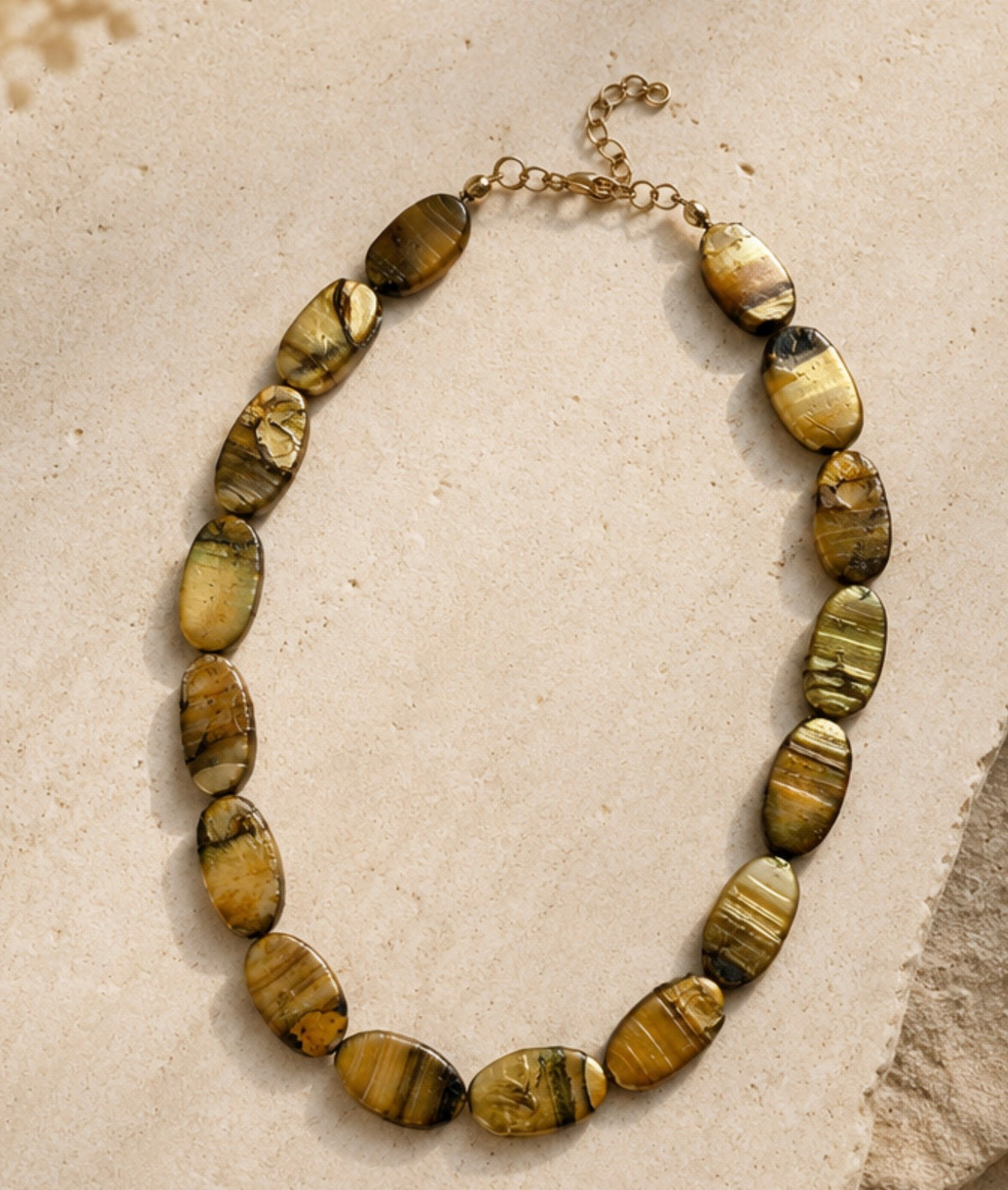 Collar Perla Almendra