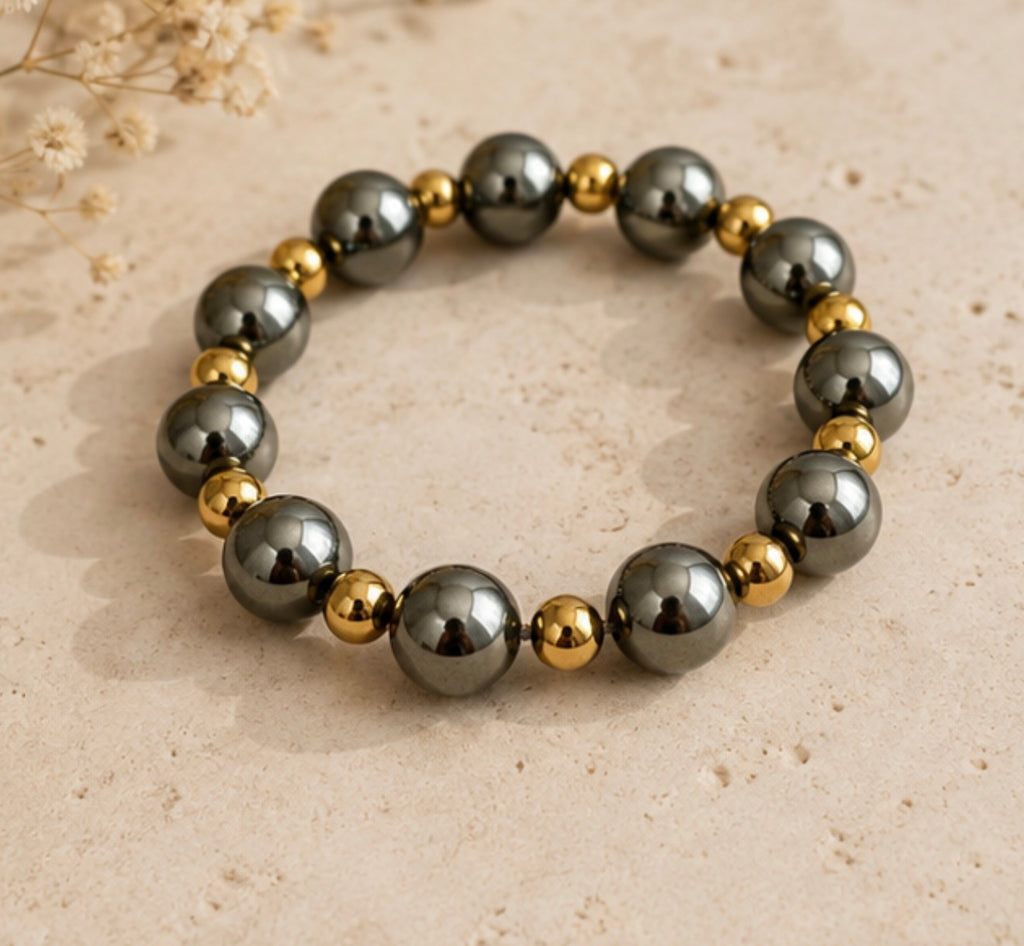Pulsera Perlas Olivo