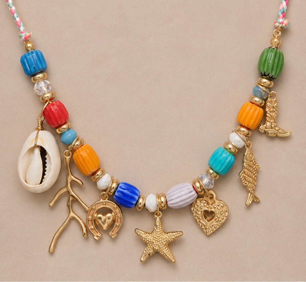 Collar Piedras Multicolor
