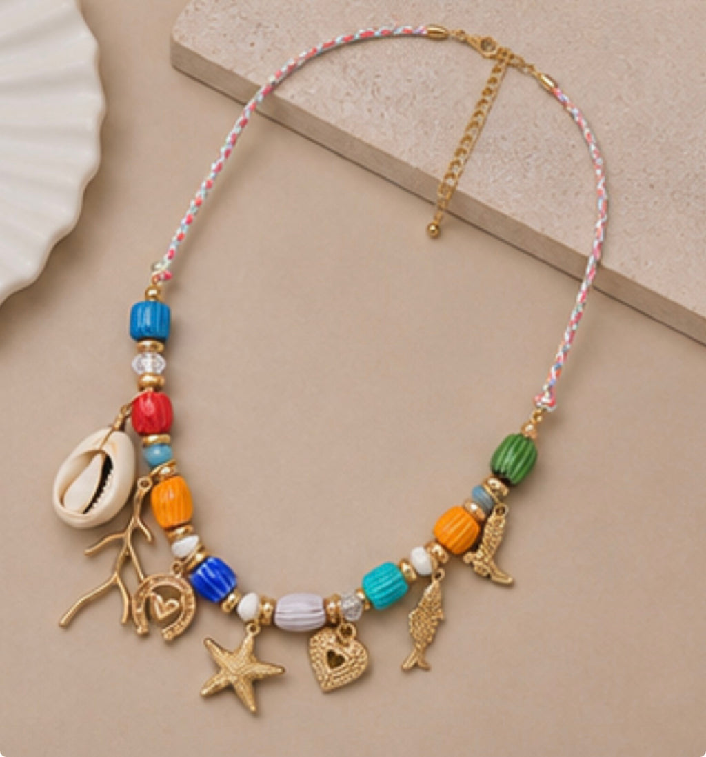 Collar Piedras Multicolor