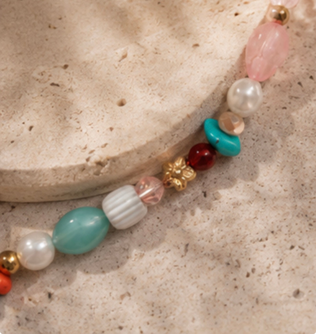 Collar Piedras Multicolor