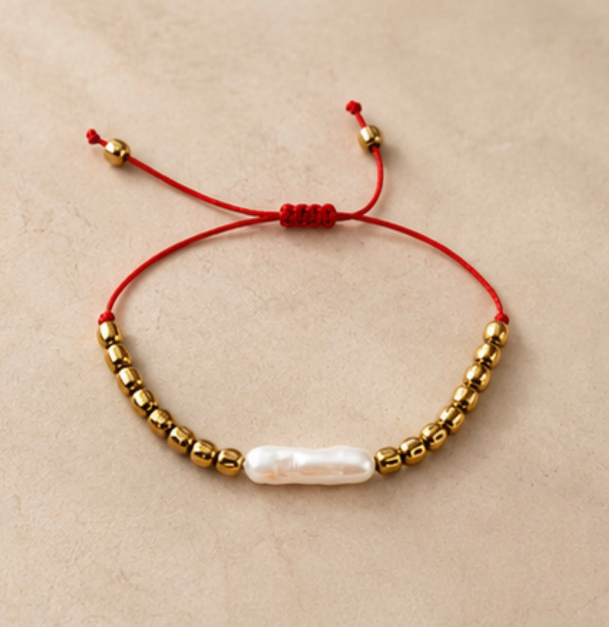 Pulsera Perla & Hematitas