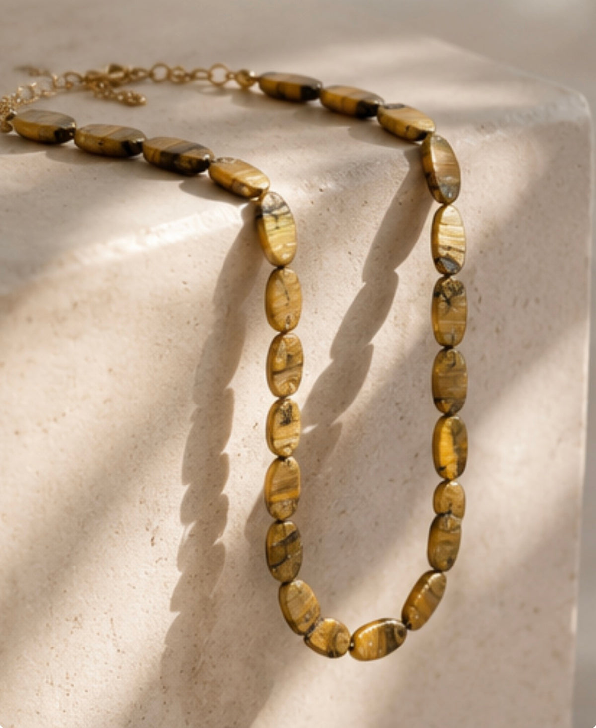Collar Perla Almendra