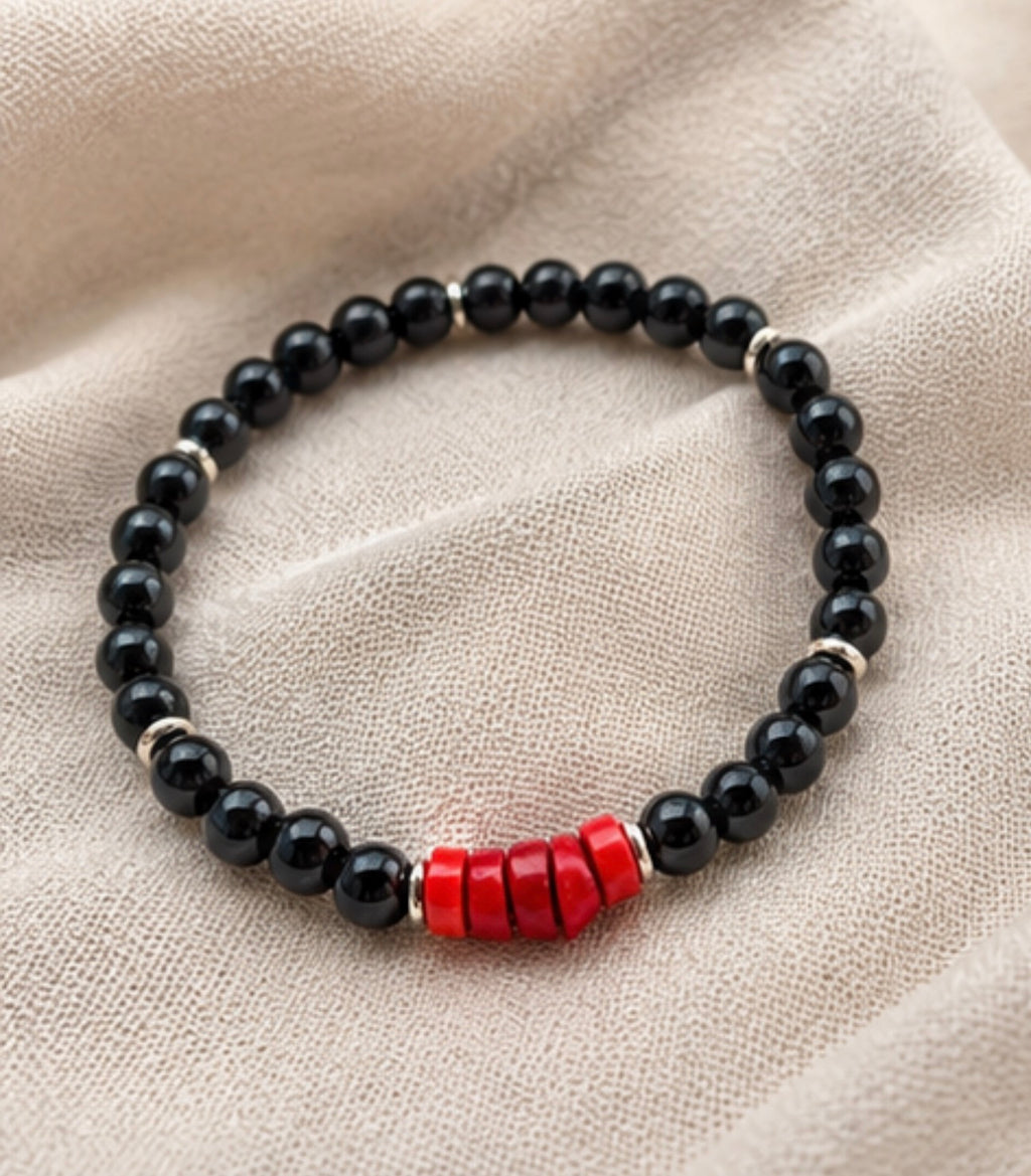 Pulsera Agatas & Corales