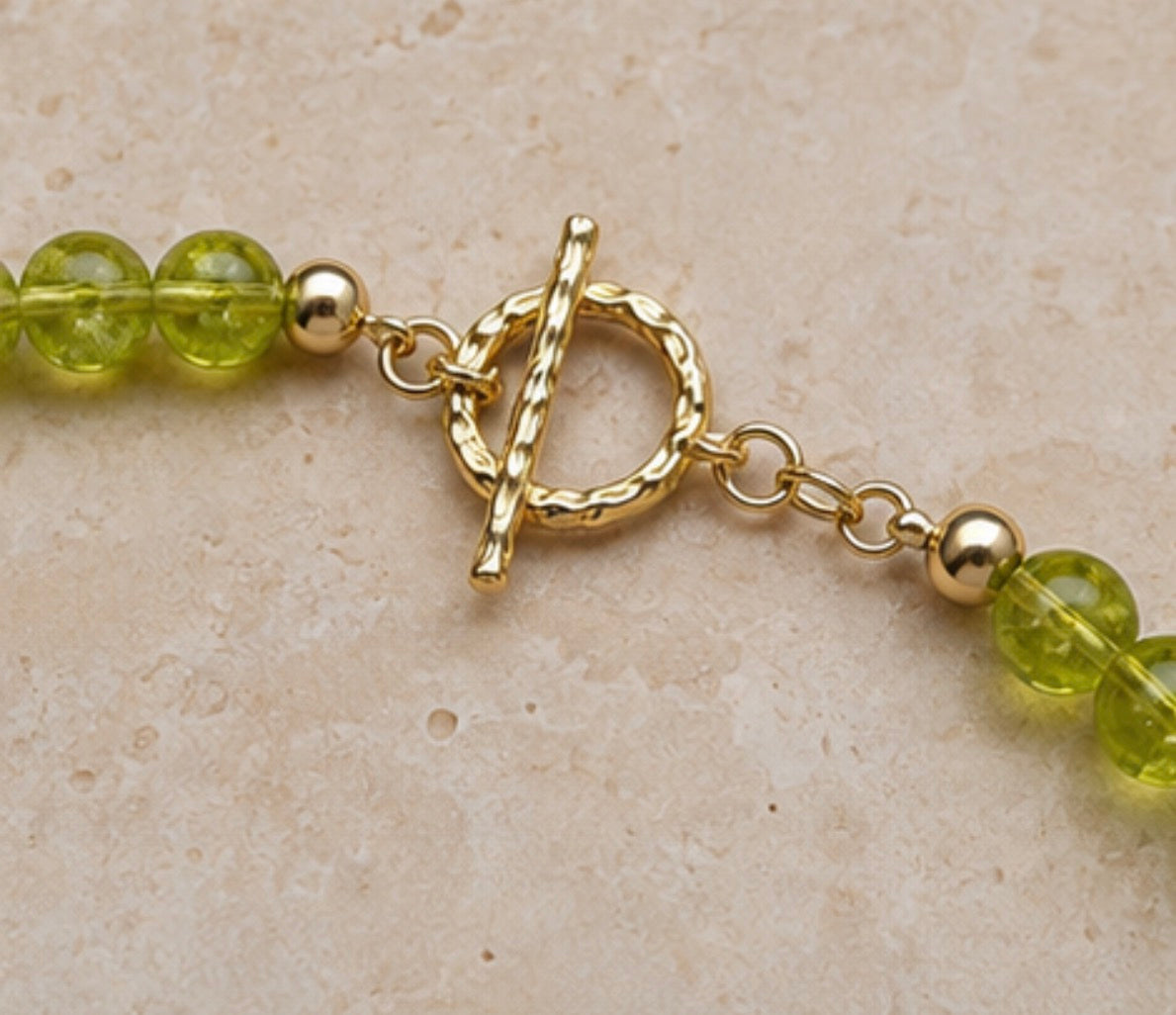 Collar Verde Perla Barroca