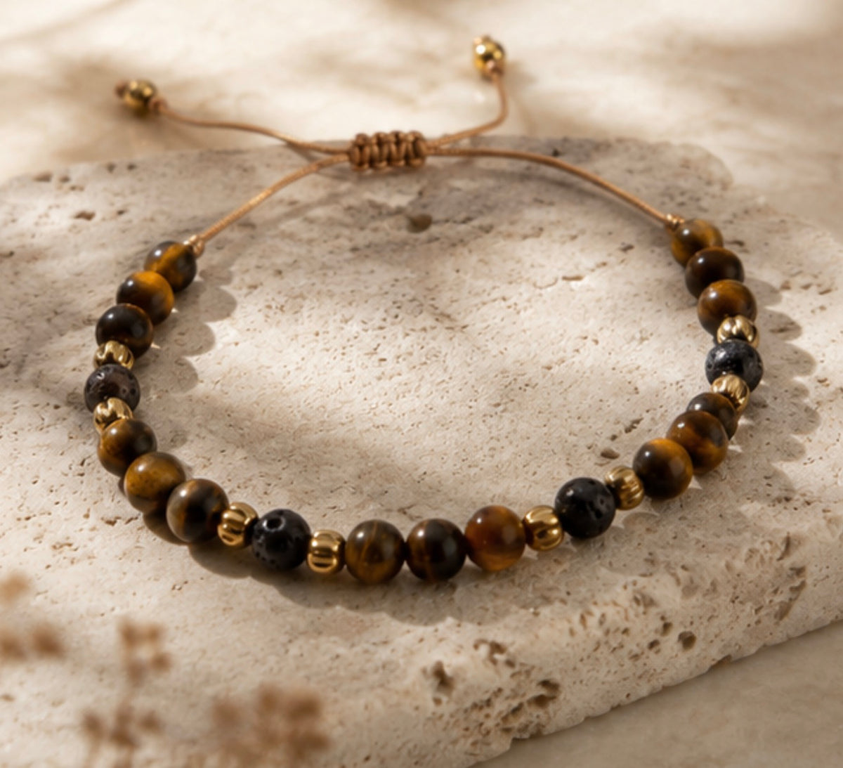 Pulsera Ojo de Tigre & Hematitas