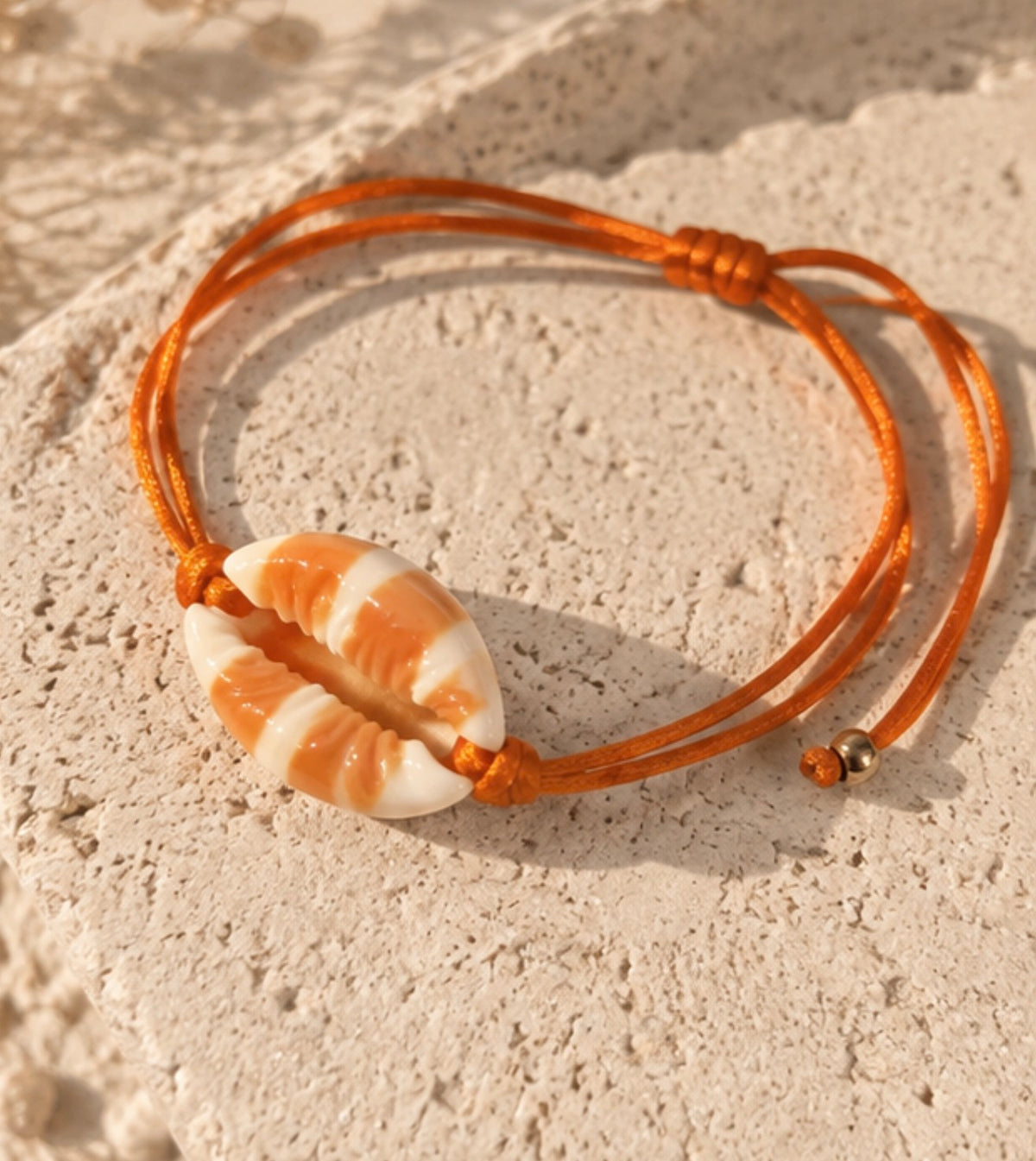 Pulsera Concha Naranja