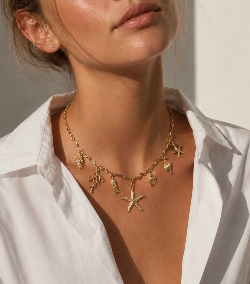 Collar Oro Laminado Ocean