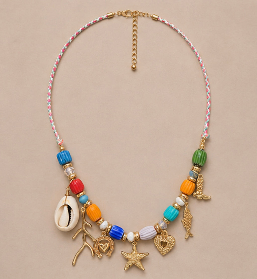 Collar Piedras Multicolor