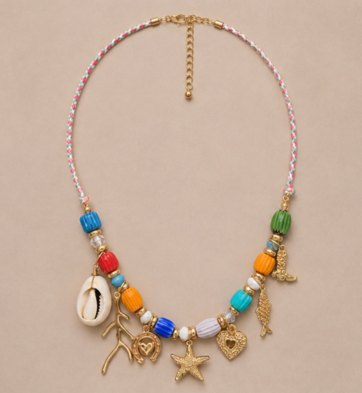Collar Piedras Multicolor