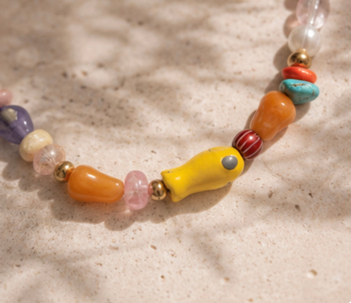 Collar Piedras Multicolor