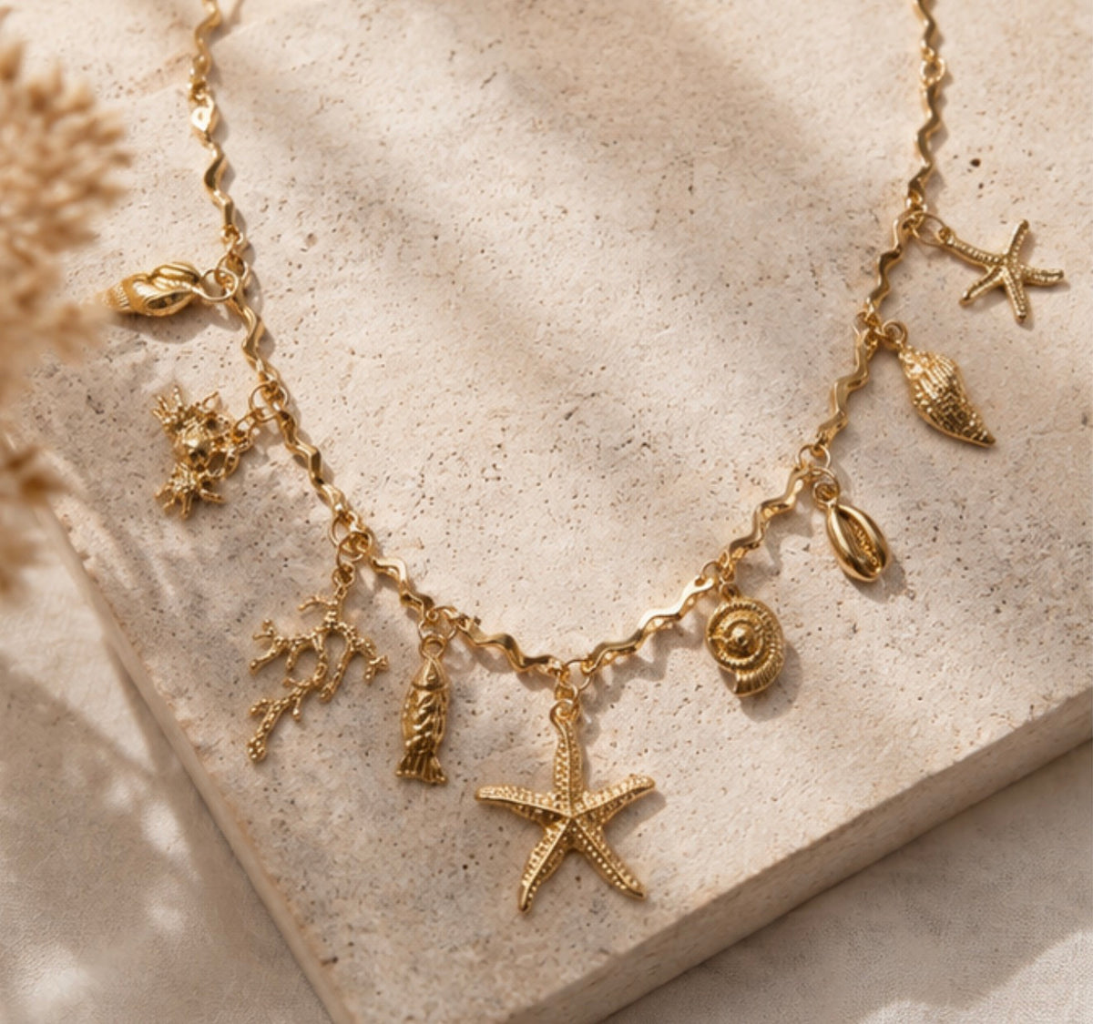 Collar Oro Laminado Ocean