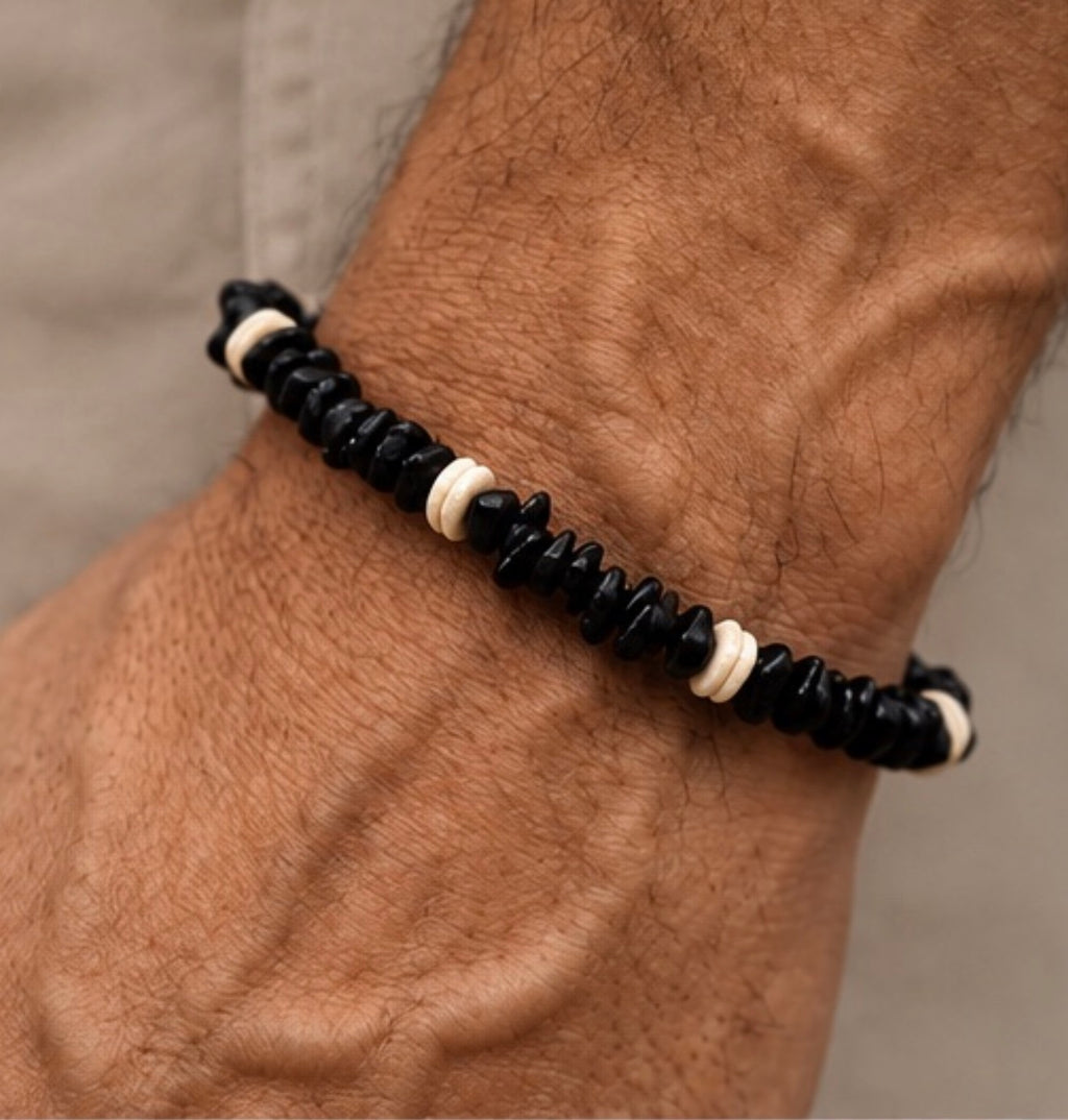 Pulsera Agatas & Conchas