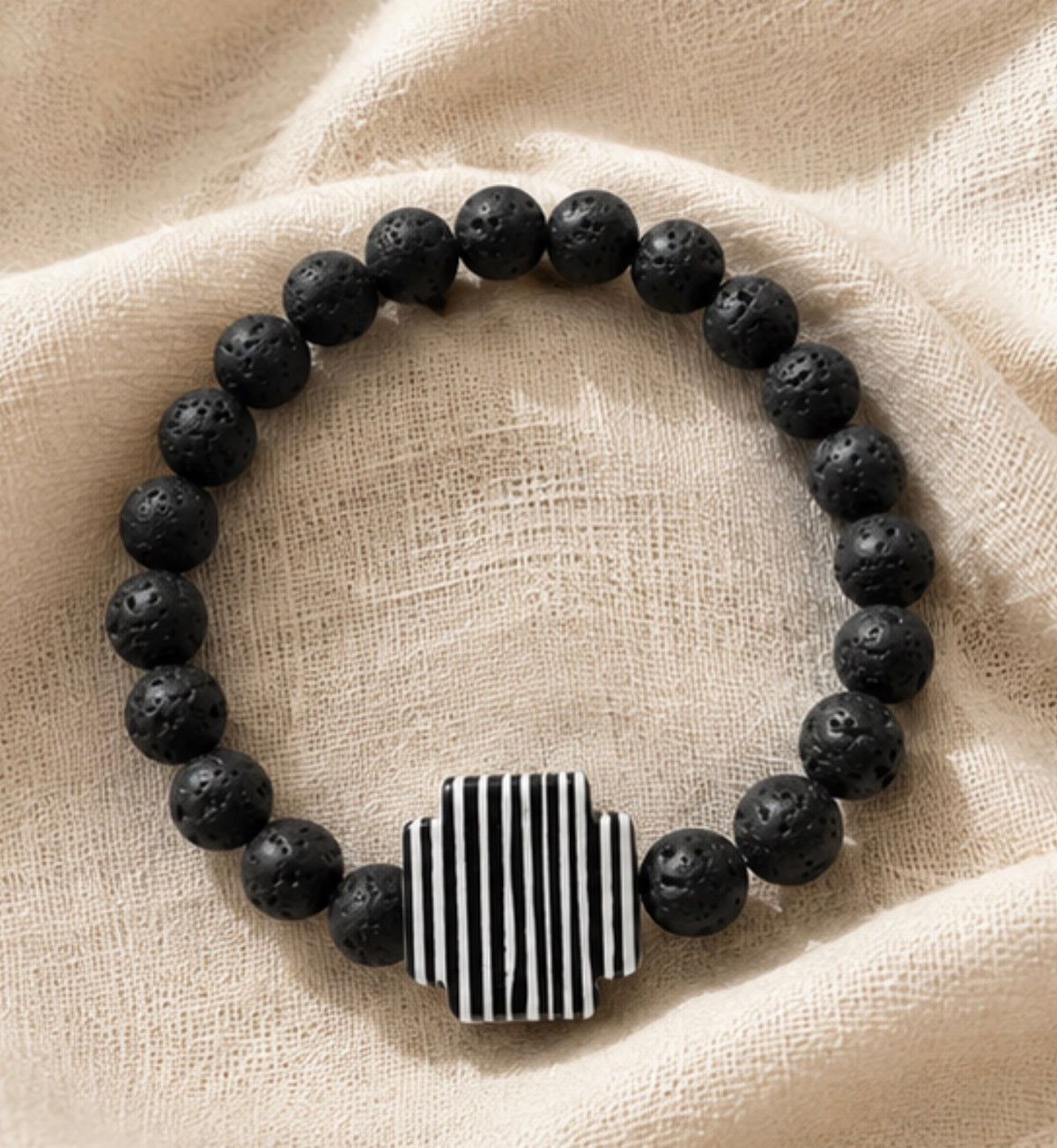 Pulsera Piedra Volcanica
