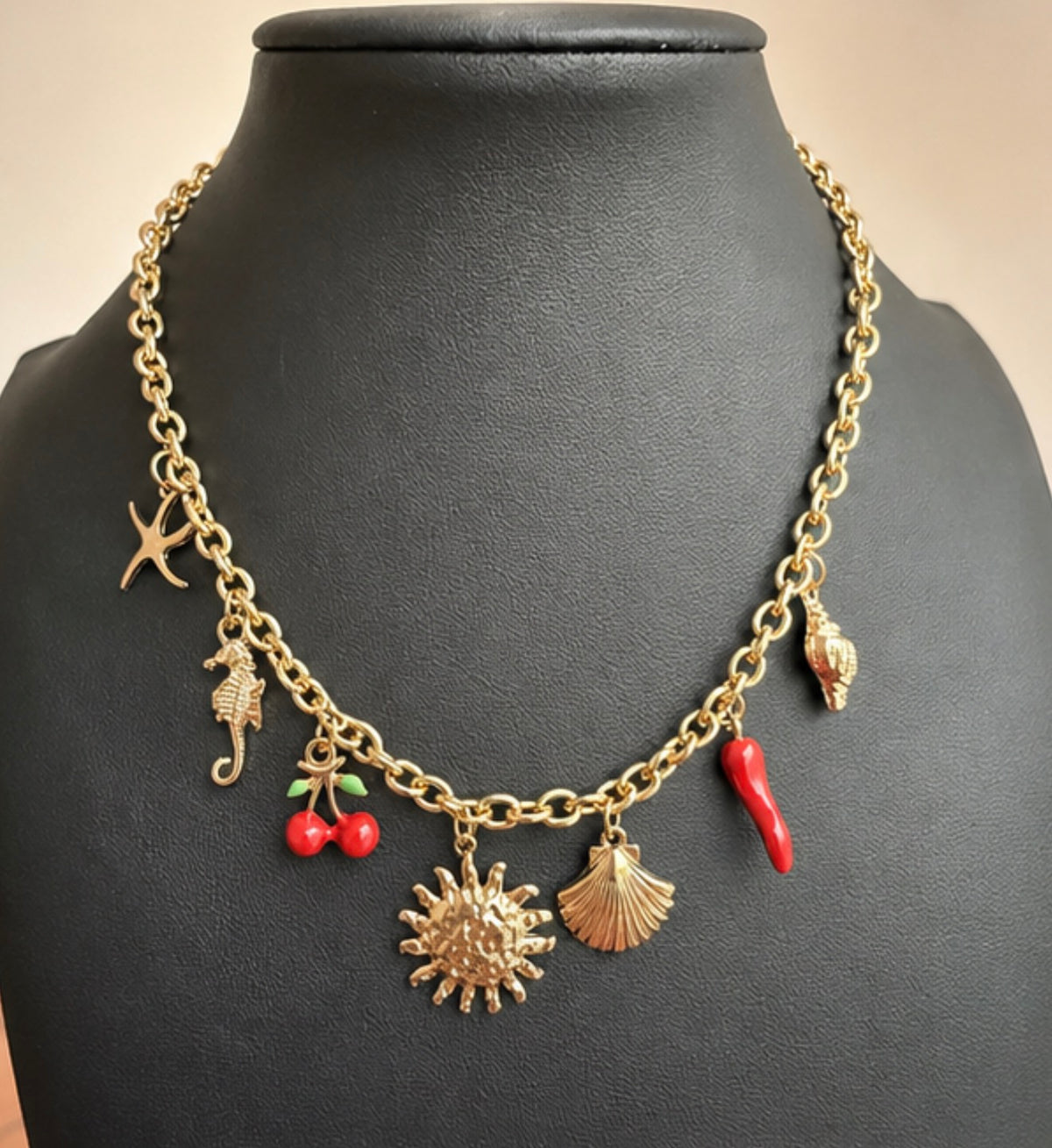 Collar Cadena Dijes Divertidos