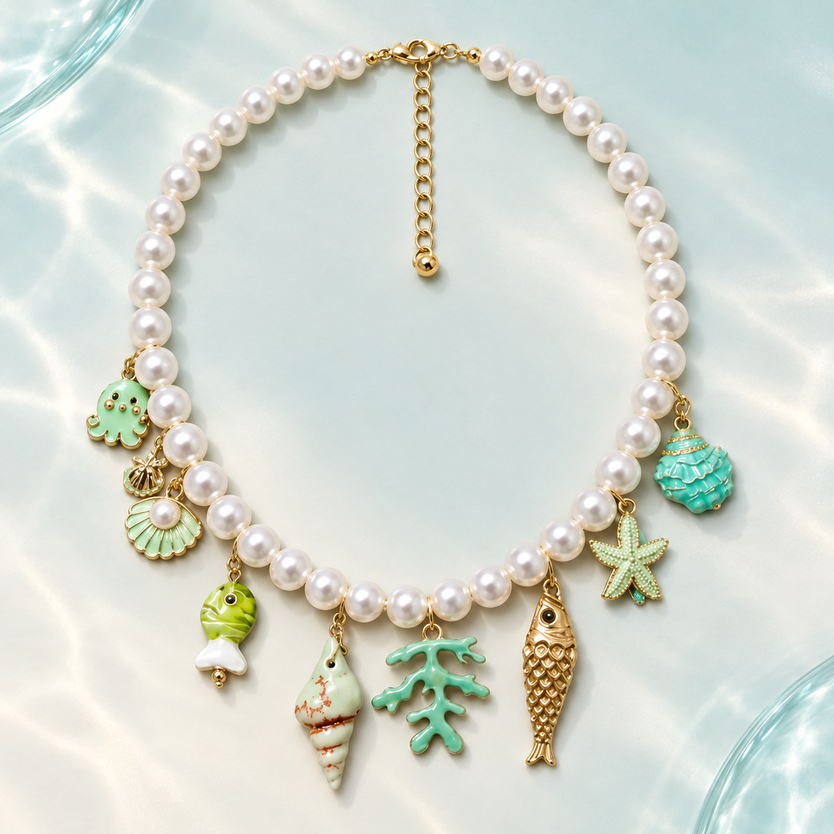 Collar Verde Mar