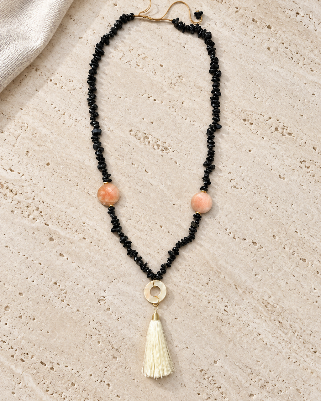 Collar Largo Onix & Aventurina