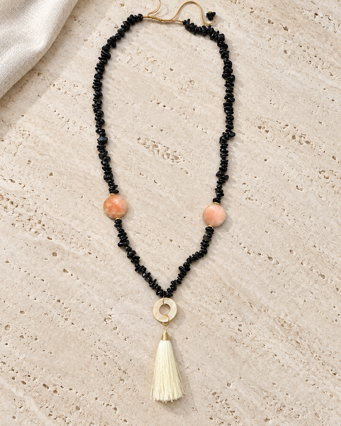 Collar Largo Onix & Aventurina