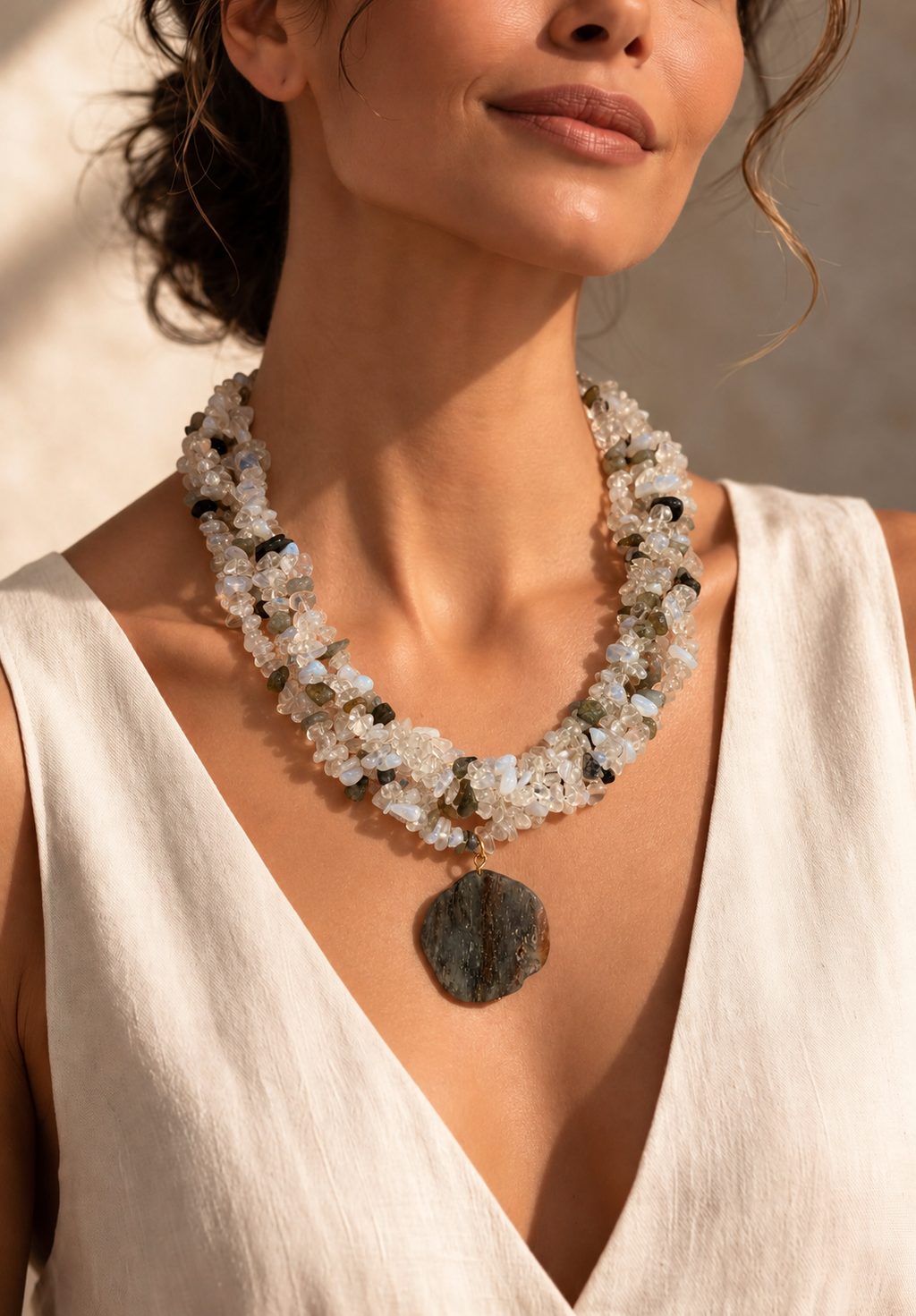Collar Cuarzo Chip