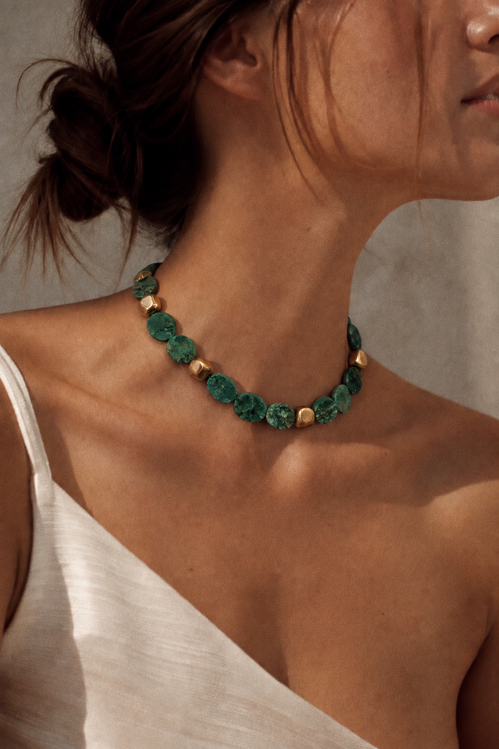 Collar Jade Mate & Hematitas
