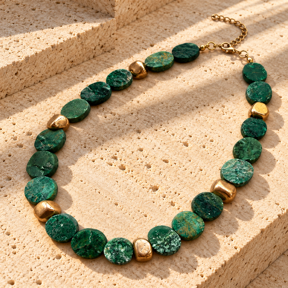 Collar Jade Mate & Hematitas
