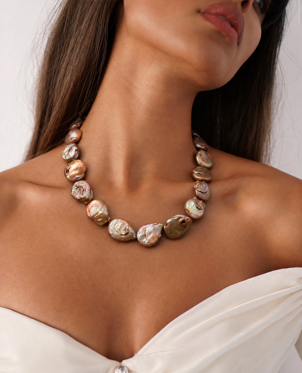 Collar Perlas Gota