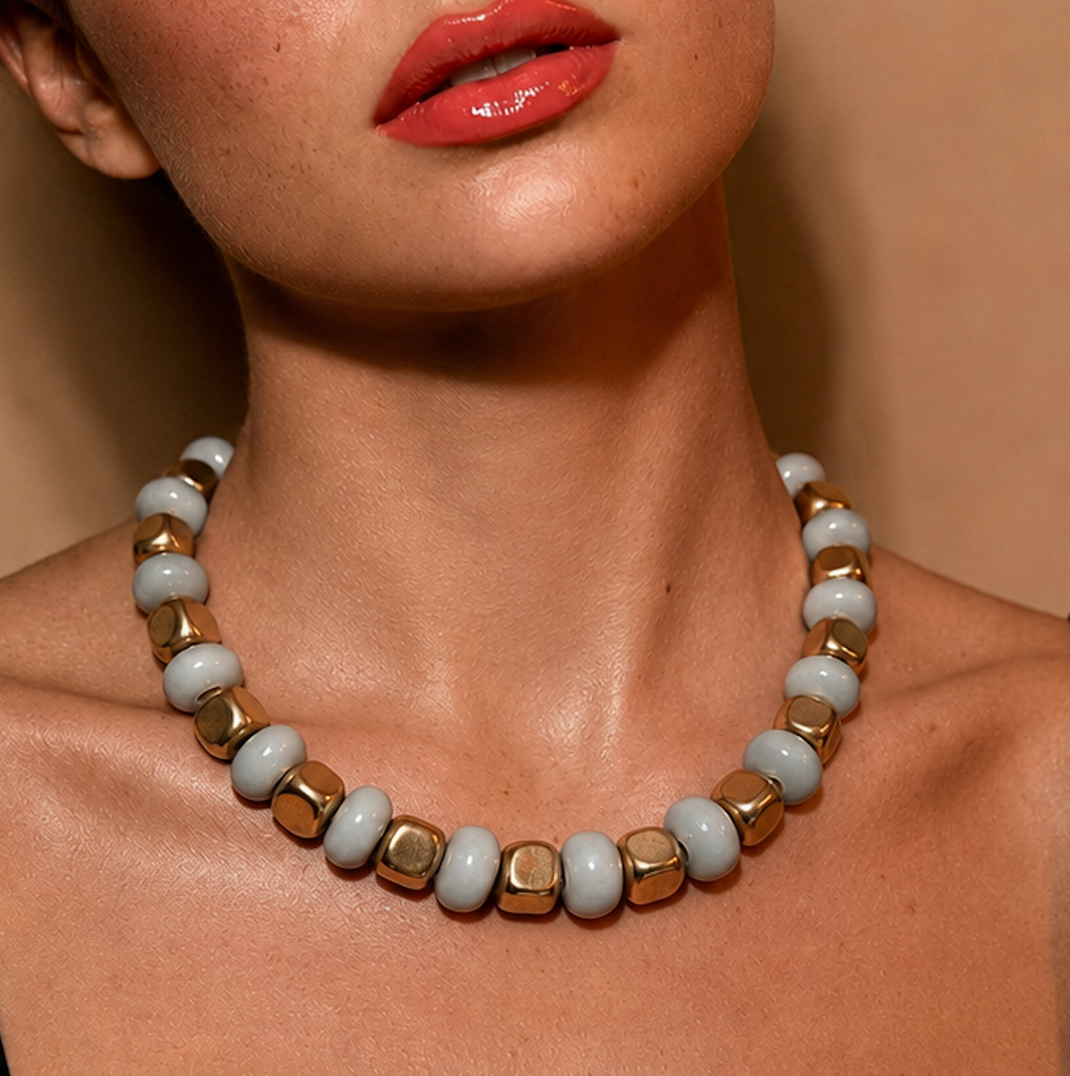 Collar Piedra Volcanica
