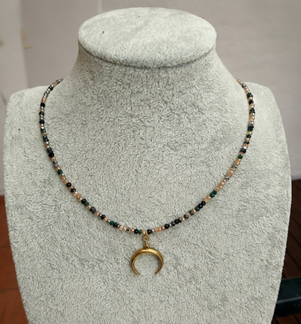 Collar Cristales dije Luna