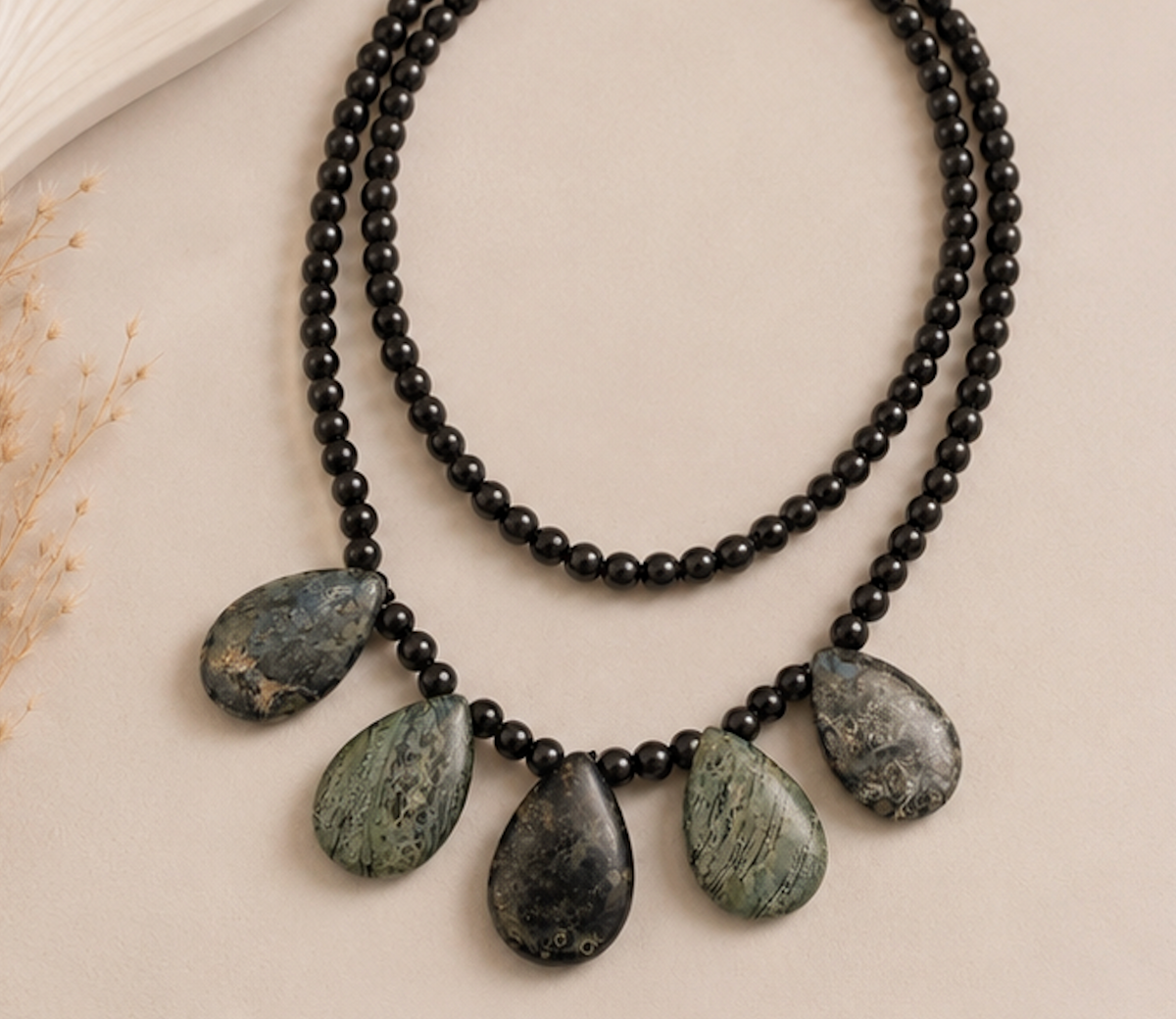 Collar Jasper con Agatas