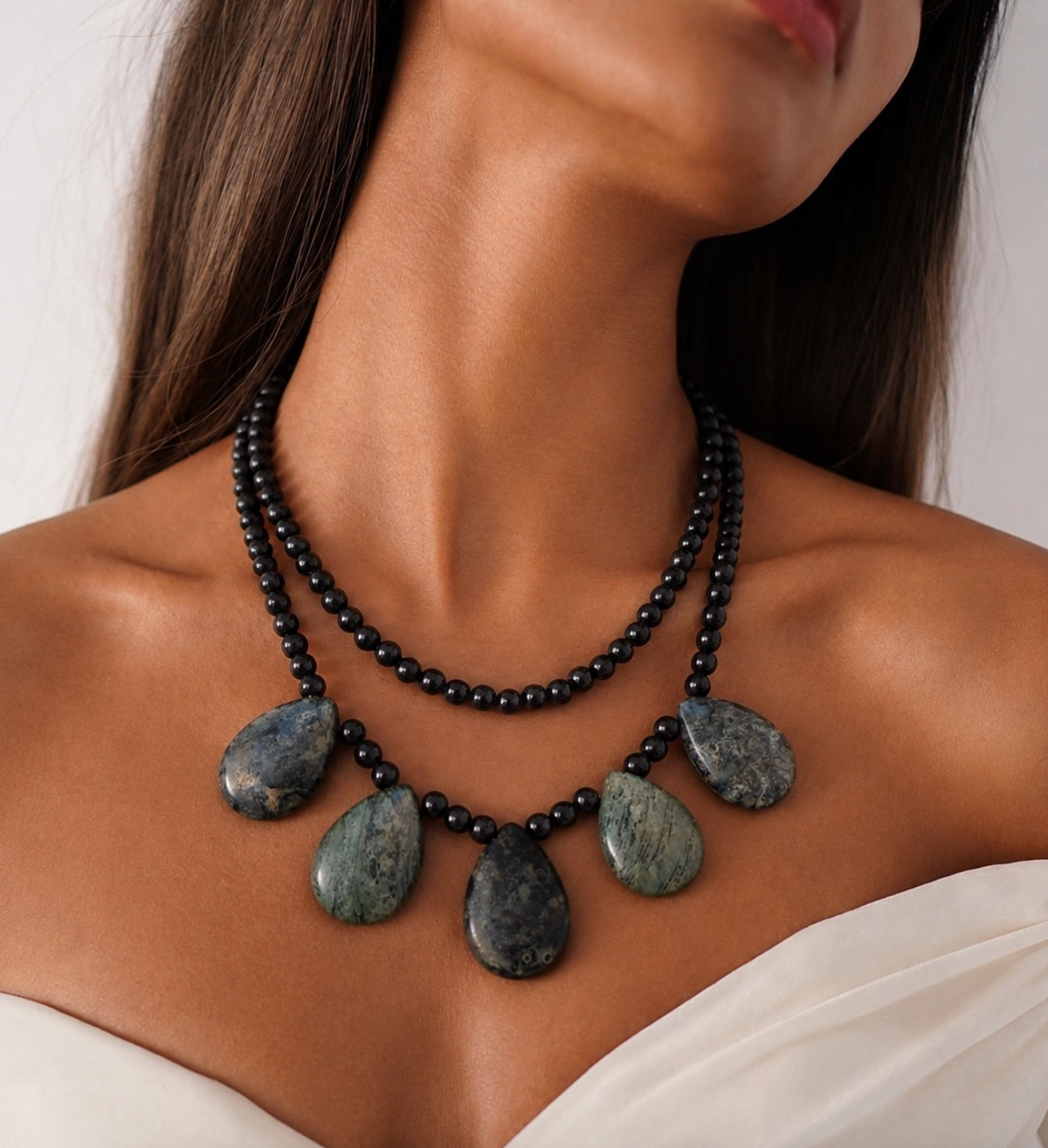 Collar Jasper con Agatas